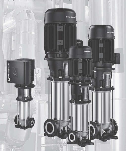 grundfos CR3-25 50Hz 2.2kw 立型多段渦巻インラインポンプ